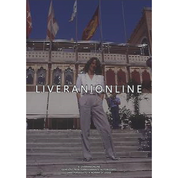 RETROSPETTIVA CHARLOTTE RAMPLING ATTRICE NELLA FOTO CHARLOTTE RAMPLING A VENEZIA NELL\'ANNO 1984  AG ALDO LIVERANI SAS   