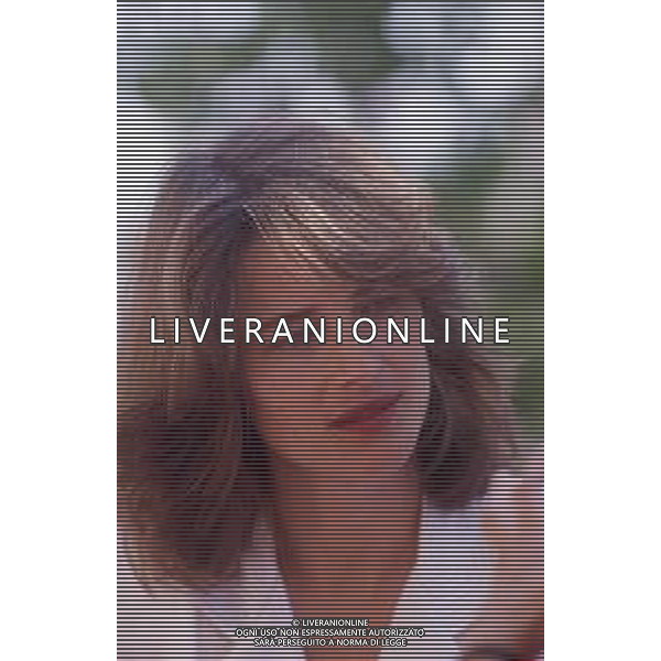 RETROSPETTIVA CHARLOTTE RAMPLING ATTRICE NELLA FOTO CHARLOTTE RAMPLING A VENEZIA NELL\'ANNO 1984  AG ALDO LIVERANI SAS   