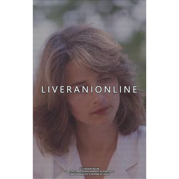 RETROSPETTIVA CHARLOTTE RAMPLING ATTRICE NELLA FOTO CHARLOTTE RAMPLING A VENEZIA NELL\'ANNO 1984  AG ALDO LIVERANI SAS   