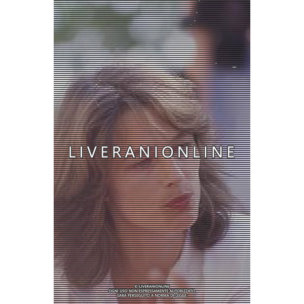 RETROSPETTIVA CHARLOTTE RAMPLING ATTRICE NELLA FOTO CHARLOTTE RAMPLING A VENEZIA NELL\'ANNO 1984  AG ALDO LIVERANI SAS   