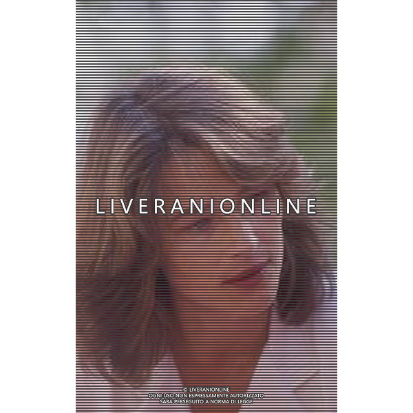 RETROSPETTIVA CHARLOTTE RAMPLING ATTRICE NELLA FOTO CHARLOTTE RAMPLING A VENEZIA NELL\'ANNO 1984  AG ALDO LIVERANI SAS   