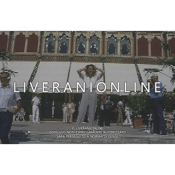 RETROSPETTIVA CHARLOTTE RAMPLING ATTRICE NELLA FOTO CHARLOTTE RAMPLING A VENEZIA NELL\'ANNO 1984  AG ALDO LIVERANI SAS   
