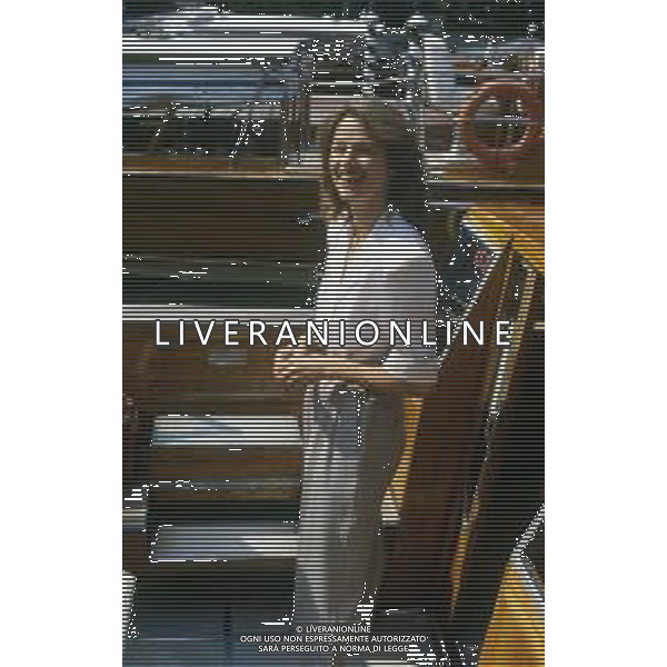 RETROSPETTIVA CHARLOTTE RAMPLING ATTRICE NELLA FOTO CHARLOTTE RAMPLING A VENEZIA NELL\'ANNO 1984  AG ALDO LIVERANI SAS   