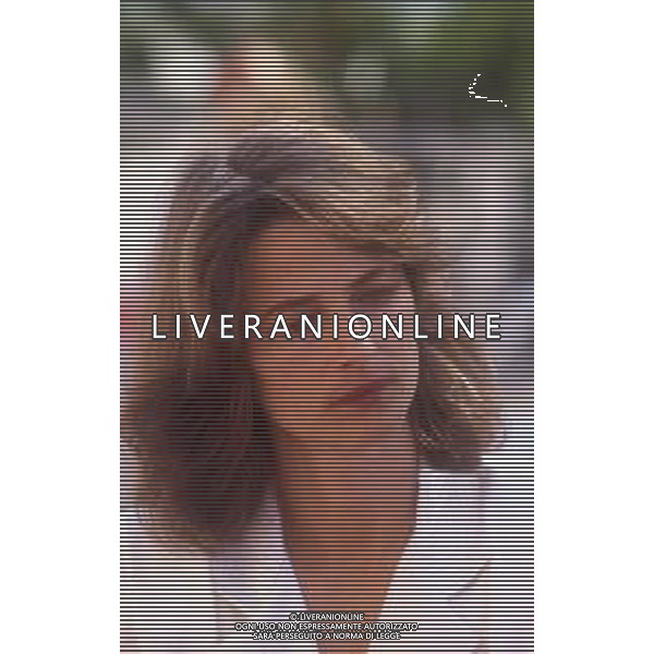 RETROSPETTIVA CHARLOTTE RAMPLING ATTRICE NELLA FOTO CHARLOTTE RAMPLING A VENEZIA NELL\'ANNO 1984  AG ALDO LIVERANI SAS   