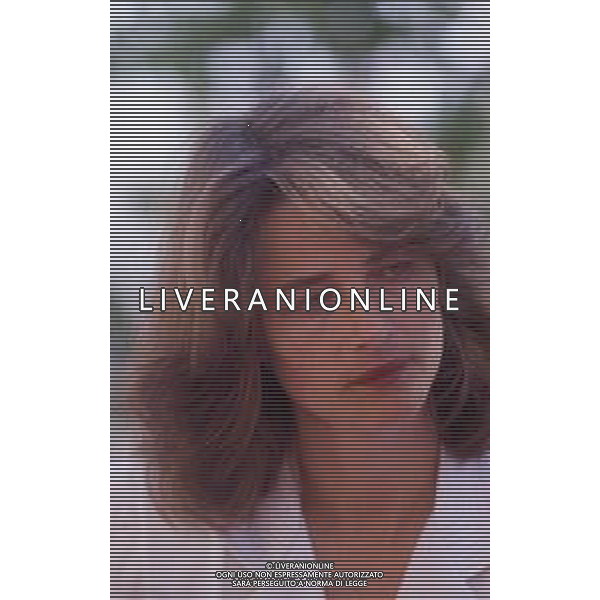 RETROSPETTIVA CHARLOTTE RAMPLING ATTRICE NELLA FOTO CHARLOTTE RAMPLING A VENEZIA NELL\'ANNO 1984  AG ALDO LIVERANI SAS   