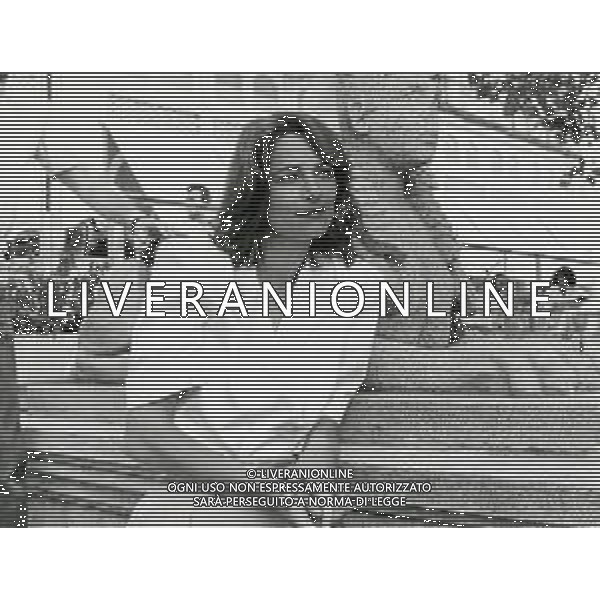RETROSPETTIVA CHARLOTTE RAMPLING ATTRICE NELLA FOTO CHARLOTTE RAMPLING A VENEZIA NELL\'ANNO 1984  AG ALDO LIVERANI SAS  