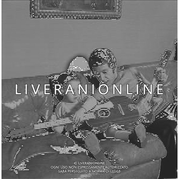 RETROSPETTIVA EMIDIO REMIGI DETTO MEMO, CANTANTE NELLA FOTO A MILANO NELLA SUA CASA CON IL FIGLIO STEFANO NEL NOVEMBRE DEL 1969  ©Archivio Giovanni Liverani/AG ALDO LIVERANI SAS  