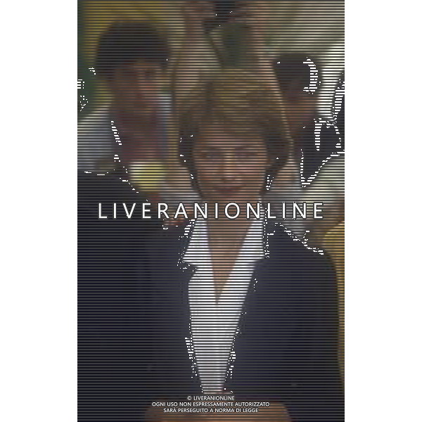 RETROSPETTIVA CHARLOTTE RAMPLING ATTRICE NELLA FOTO CHARLOTTE RAMPLING A VENEZIA NELL\'ANNO 1986  AG ALDO LIVERANI SAS 