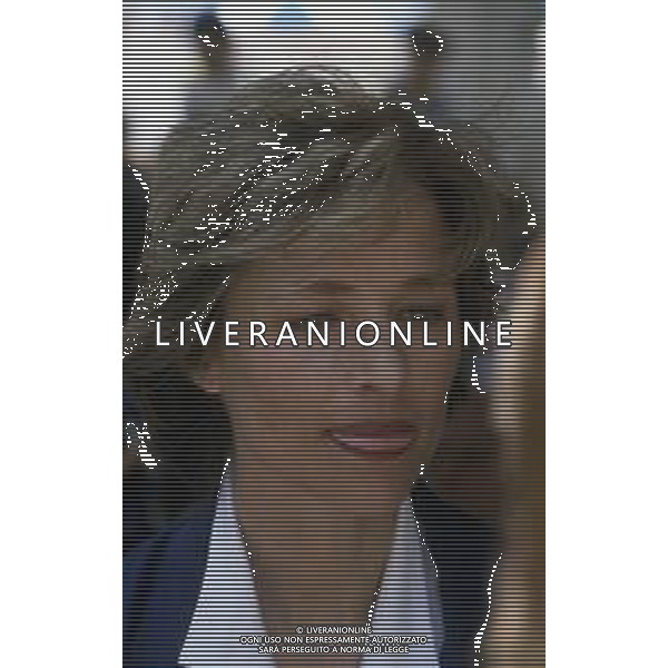 RETROSPETTIVA CHARLOTTE RAMPLING ATTRICE NELLA FOTO CHARLOTTE RAMPLING A VENEZIA NELL\'ANNO 1986  AG ALDO LIVERANI SAS 