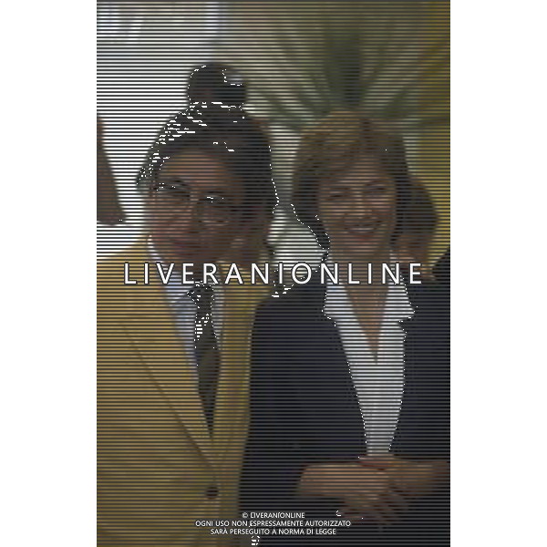 RETROSPETTIVA CHARLOTTE RAMPLING ATTRCE NELLA FOTO CHARLOTTE RAMPLING A VENEZIA NELL\'ANNO 1986 CON OSHIMA NAGISA  AG ALDO LIVERANI SAS 