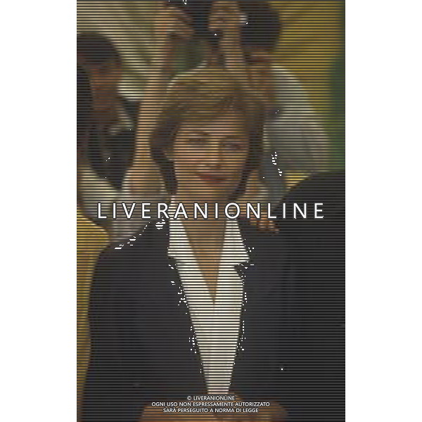RETROSPETTIVA CHARLOTTE RAMPLING ATTRICE NELLA FOTO CHARLOTTE RAMPLING A VENEZIA NELL\'ANNO 1986  AG ALDO LIVERANI SAS 
