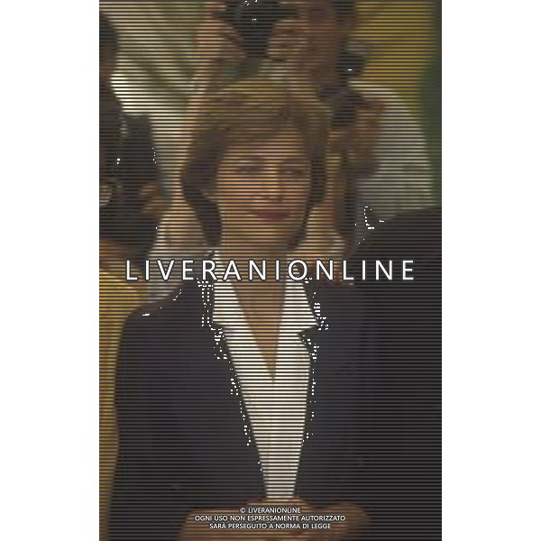 RETROSPETTIVA CHARLOTTE RAMPLING ATTRICE NELLA FOTO CHARLOTTE RAMPLING A VENEZIA NELL\'ANNO 1986  AG ALDO LIVERANI SAS 