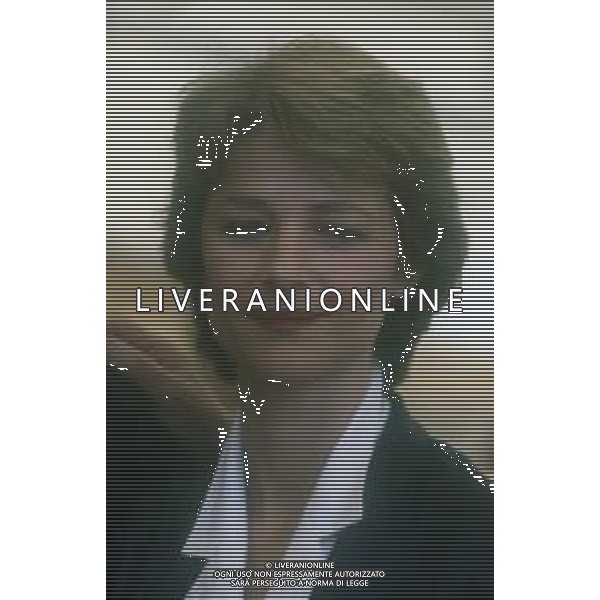 RETROSPETTIVA CHARLOTTE RAMPLING ATTRICE NELLA FOTO CHARLOTTE RAMPLING A VENEZIA NELL\'ANNO 1986  AG ALDO LIVERANI SAS 