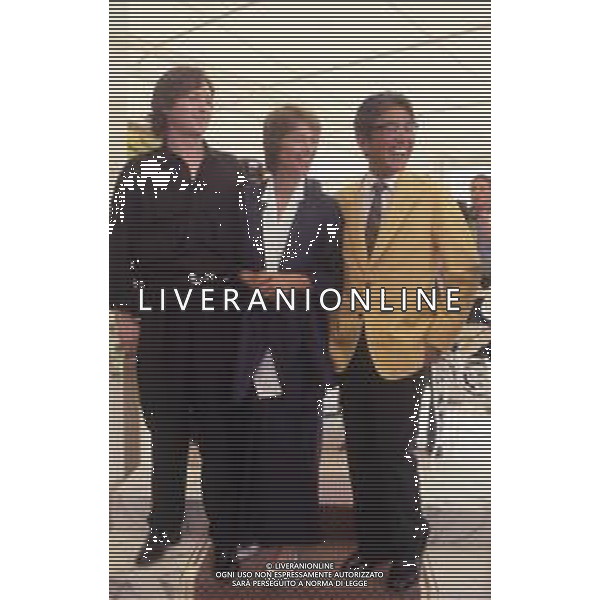 RETROSPETTIVA CHARLOTTE RAMPLING ATTRCE NELLA FOTO CHARLOTTE RAMPLING A VENEZIA NELL\'ANNO 1986 CON HIGGINS ANTHONY E OSHIMA NAGISA  AG ALDO LIVERANI SAS 