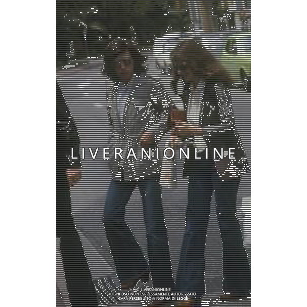 RETROSPETTIVA CHARLOTTE RAMPLING ATTRICE NELLA FOTO CHARLOTTE RAMPLING CON IL MARITO JEAN MICHEL JARRE AG ALDO LIVERANI SAS 