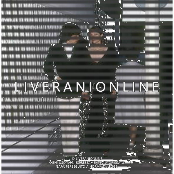 RETROSPETTIVA CHARLOTTE RAMPLING ATTRICE NELLA FOTO CHARLOTTE RAMPLING CON IL MARITO JEAN MICHEL JARRE AG ALDO LIVERANI SAS 