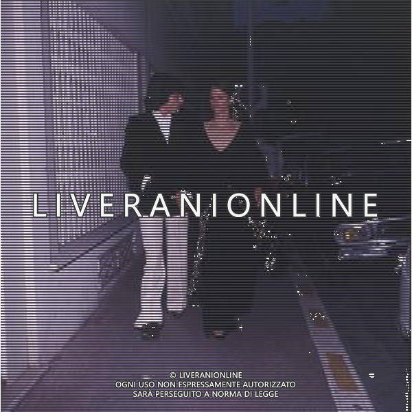 RETROSPETTIVA CHARLOTTE RAMPLING ATTRICE NELLA FOTO CHARLOTTE RAMPLING CON IL MARITO JEAN MICHEL JARRE AG ALDO LIVERANI SAS 