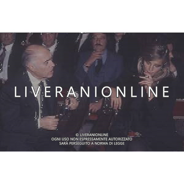 RETROSPETTIVA CHARLOTTE RAMPLING ATTRICE NELLA FOTO CHARLOTTE RAMPLING CON IL REGISTA CARLO PONTI AG ALDO LIVERANI SAS 