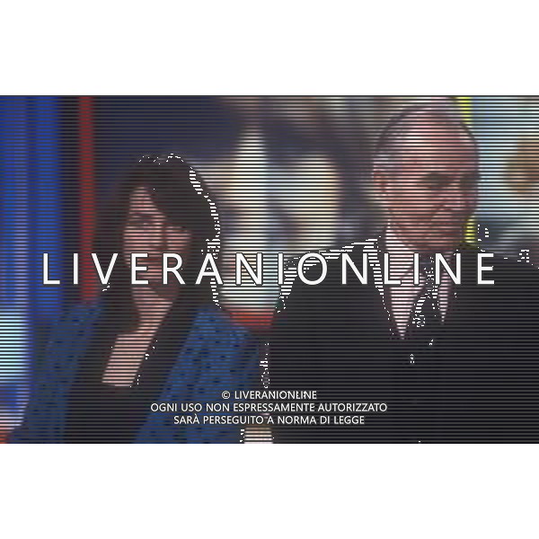 RETROSPETTIVA CHARLOTTE RAMPLING ATTRICE NELLA FOTO CHARLOTTE RAMPLING CON IL REGISTA CARLO PONTI AG ALDO LIVERANI SAS 