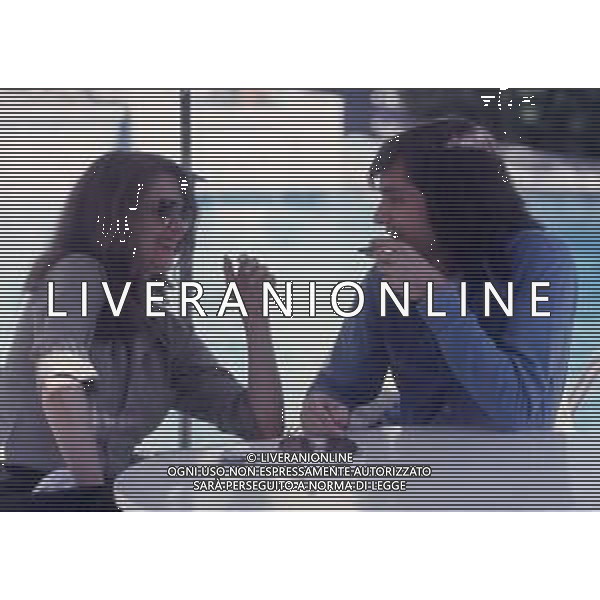 RETROSPETTIVA CHARLOTTE RAMPLING ATTRICE NELLA FOTO CHARLOTTE RAMPLING CON IL MARITO JEAN MICHEL JARRE A CANNES AG ALDO LIVERANI SAS