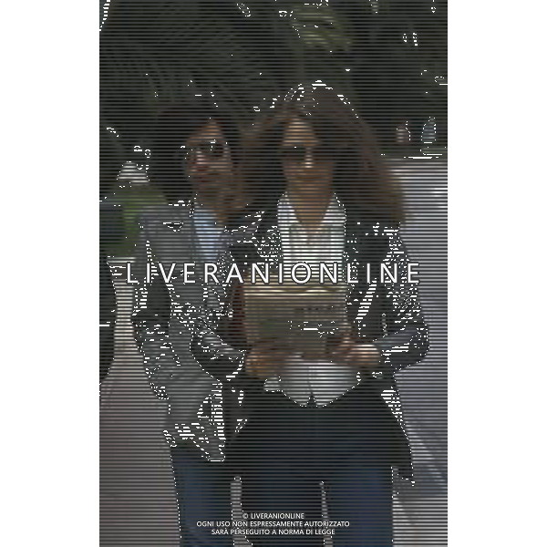 RETROSPETTIVA CHARLOTTE RAMPLING ATTRICE NELLA FOTO CHARLOTTE RAMPLING CON IL MARITO JEAN MICHEL JARRE A CANNES AG ALDO LIVERANI SAS