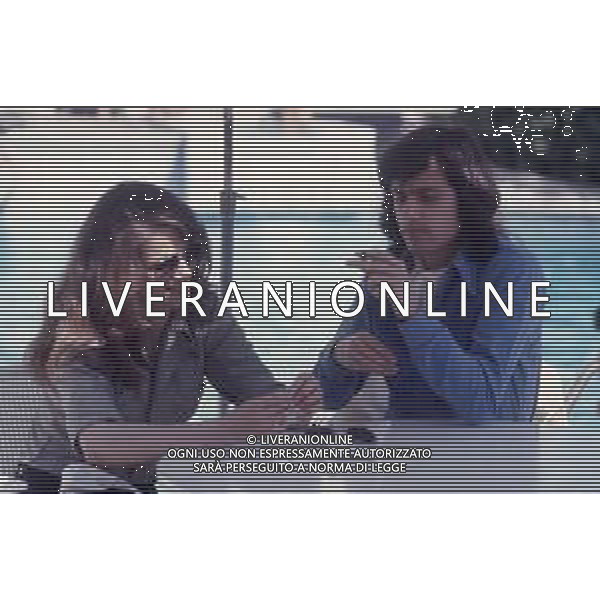 RETROSPETTIVA CHARLOTTE RAMPLING ATTRICE NELLA FOTO CHARLOTTE RAMPLING CON IL MARITO JEAN MICHEL JARRE A CANNES AG ALDO LIVERANI SAS