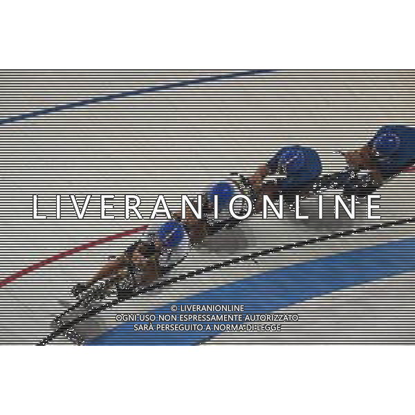 11-08-2022 European Championships Elite Track; Giornata 01; 2022, Italia; Bertazzo, Liam; Lamon, Francesco; Moro, Manlio; Plebani, Davide; Munich - Messe; ©SIROTTI/AGENZIA ALDO LIVERANI SAS   