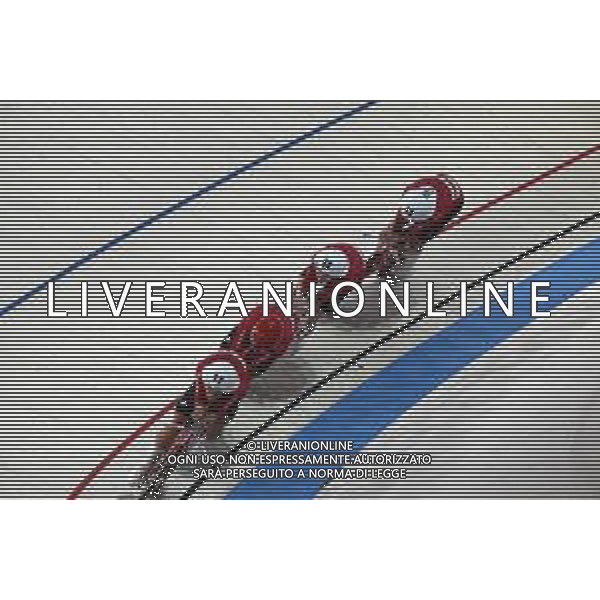 11-08-2022 European Championships Elite Track; Giornata 01; 2022, Danimarca; Bevort, Carl-frederik; Hansen, Tobias; Pedersen, Rasmus; Skivild, Robin; Munich - Messe; ©SIROTTI/AGENZIA ALDO LIVERANI SAS   