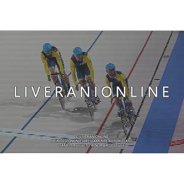11-08-2022 European Championships Elite Track; Giornata 01; 2022, Ukraina; Abdul, Dzhabar; Denysenko, Vladyslav; Dudko, Mykhailo Yaroslav; Munich - Messe; ©SIROTTI/AGENZIA ALDO LIVERANI SAS   