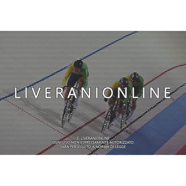 11-08-2022 European Championships Elite Track; Giornata 01; 2022, Lituania; Jonauskas, Svajunas; Lendel, Vasilijus; Vinskas, Laurynas; Munich - Messe; ©SIROTTI/AGENZIA ALDO LIVERANI SAS   
