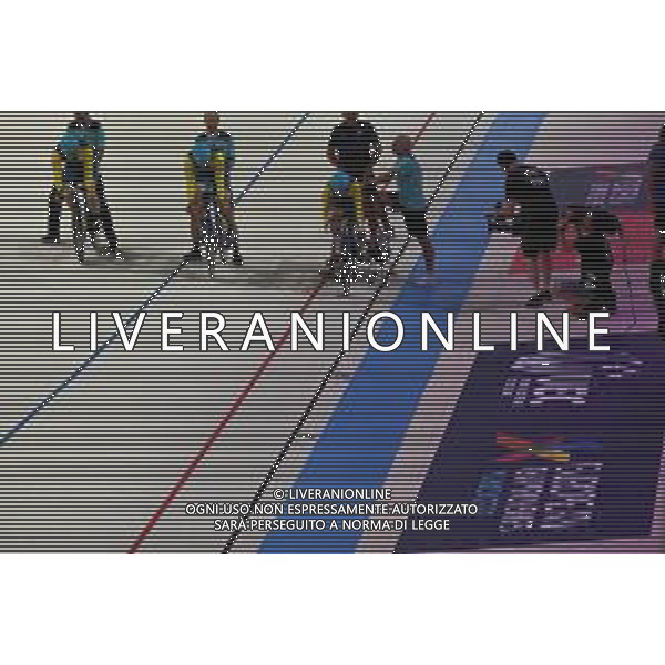 11-08-2022 European Championships Elite Track; Giornata 01; 2022, Ukraina; Abdul, Dzhabar; Denysenko, Vladyslav; Dudko, Mykhailo Yaroslav; Munich - Messe; ©SIROTTI/AGENZIA ALDO LIVERANI SAS   