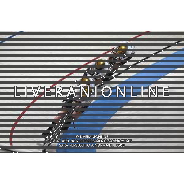 11-08-2022 European Championships Elite Women Track; Giornata 01; 2022, Germany; Brausse, Franziska; Brennauer, Lisa; Kroger, Mieke; Reissner, Lena Charlotte; Munich - Messe; ©SIROTTI/AGENZIA ALDO LIVERANI SAS   
