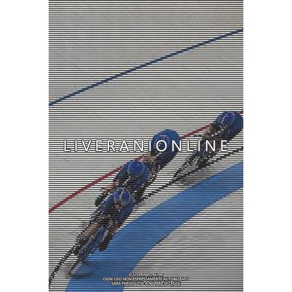 11-08-2022 European Championships Elite Women Track; Giornata 01; 2022, Italia; Barbieri, Rachele; Fidanza, Martina; Guazzini, Vittoria; Paternoster, Letizia; Munich - Messe; ©SIROTTI/AGENZIA ALDO LIVERANI SAS   