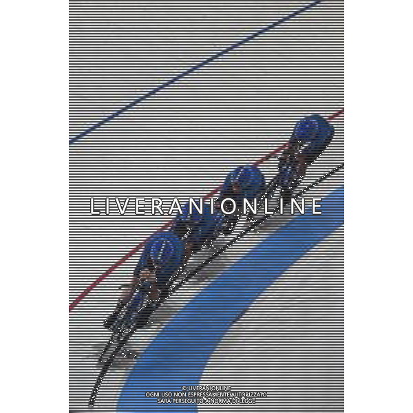11-08-2022 European Championships Elite Women Track; Giornata 01; 2022, Italia; Barbieri, Rachele; Fidanza, Martina; Guazzini, Vittoria; Paternoster, Letizia; Munich - Messe; ©SIROTTI/AGENZIA ALDO LIVERANI SAS   