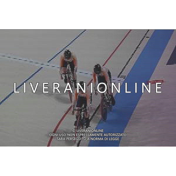 11-08-2022 European Championships Elite Women Track; Giornata 01; 2022, Olanda; Lamberink, Kyra; Van Der Peet, Steffie; Van Der Wouw, Hetty; Munich - Messe; ©SIROTTI/AGENZIA ALDO LIVERANI SAS   