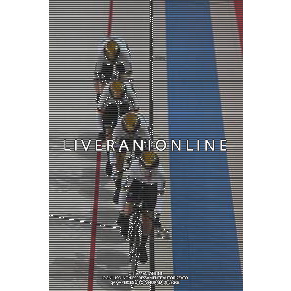 12-08-2022 European Championships Elite Women Track; Giornata 02; 2022, Germany; Brausse, Franziska; Brennauer, Lisa; Klein, Lisa; Kroger, Mieke; Munich - Messe; ©SIROTTI/AGENZIA ALDO LIVERANI SAS   