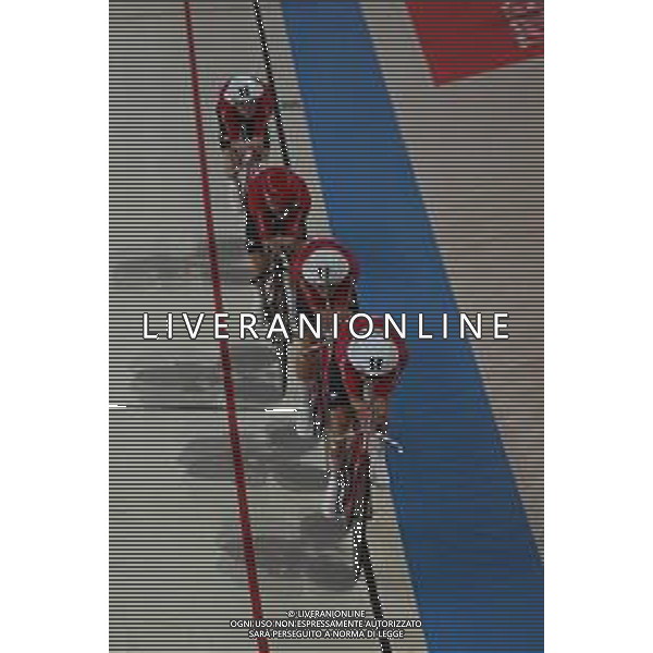 12-08-2022 European Championships Elite Track; Giornata 02; 2022, Danimarca; Bevort, Carl-frederik; Hansen, Tobias; Pedersen, Rasmus; Skivild, Robin; Munich - Messe; ©SIROTTI/AGENZIA ALDO LIVERANI SAS   