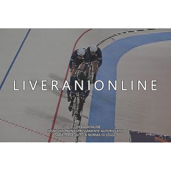 12-08-2022 European Championships Elite Track; Giornata 02; 2022, France; Gillion, Timmy; Landerneau, Melvin; Vigier, Sebastien; Munich - Messe; ©SIROTTI/AGENZIA ALDO LIVERANI SAS   