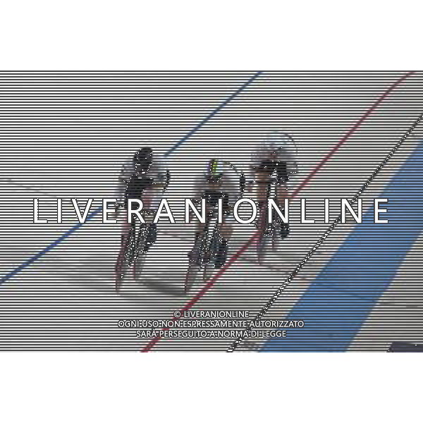 12-08-2022 European Championships Elite Track; Giornata 02; 2022, Olanda; Hoogland, Jeffrey; Lavreysen, Harrie; Van Den Berg, Roy; Munich - Messe; ©SIROTTI/AGENZIA ALDO LIVERANI SAS   