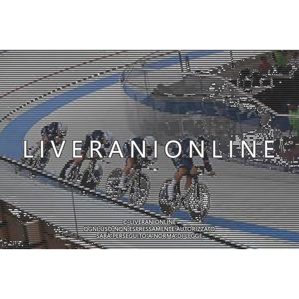 12-08-2022 European Championships Elite Track; Giornata 02; 2022, France; Denis, Thomas; Tabellion, Valentin; Thomas, Benjamin; Lafargue, Quentin; Munich - Messe; ©SIROTTI/AGENZIA ALDO LIVERANI SAS   