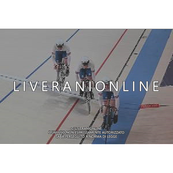 12-08-2022 European Championships Elite Track; Giornata 02; 2022, Great Britain; Carlin, Jack; Fielding, Alistair; Turnbull, Hamish; Munich - Messe; ©SIROTTI/AGENZIA ALDO LIVERANI SAS   