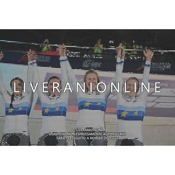 12-08-2022 European Championships Elite Women Track; Giornata 02; 2022, Germany; Brennauer, Lisa; Klein, Lisa; Brausse, Franziska; Kroger, Mieke; Munich - Messe; ©SIROTTI/AGENZIA ALDO LIVERANI SAS   