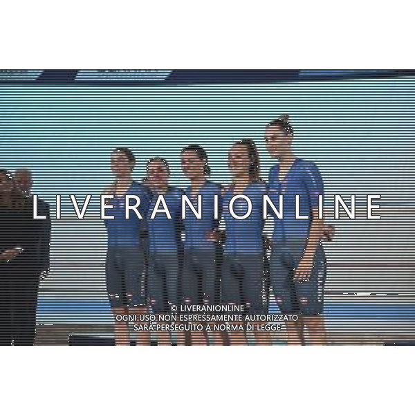12-08-2022 European Championships Elite Women Track; Giornata 02; 2022, Italia; Guazzini, Vittoria; Paternoster, Letizia; Barbieri, Rachele; Zanardi, Silvia; Fidanza, Martina; Munich - Messe; ©SIROTTI/AGENZIA ALDO LIVERANI SAS   