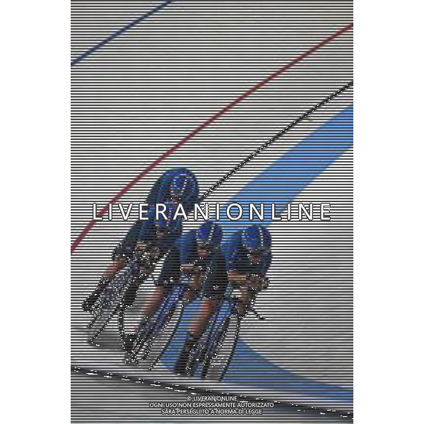 12-08-2022 European Championships Elite Women Track; Giornata 02; 2022, Italia; Guazzini, Vittoria; Paternoster, Letizia; Barbieri, Rachele; Zanardi, Silvia; Munich - Messe; ©SIROTTI/AGENZIA ALDO LIVERANI SAS   