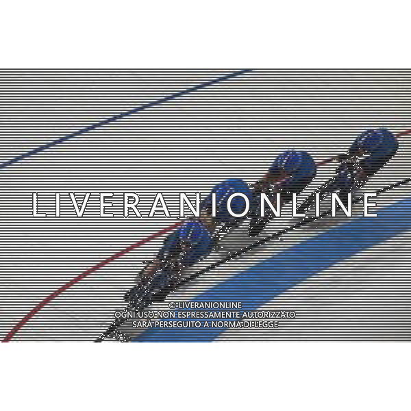 12-08-2022 European Championships Elite Women Track; Giornata 02; 2022, Italia; Guazzini, Vittoria; Paternoster, Letizia; Barbieri, Rachele; Zanardi, Silvia; Munich - Messe; ©SIROTTI/AGENZIA ALDO LIVERANI SAS   
