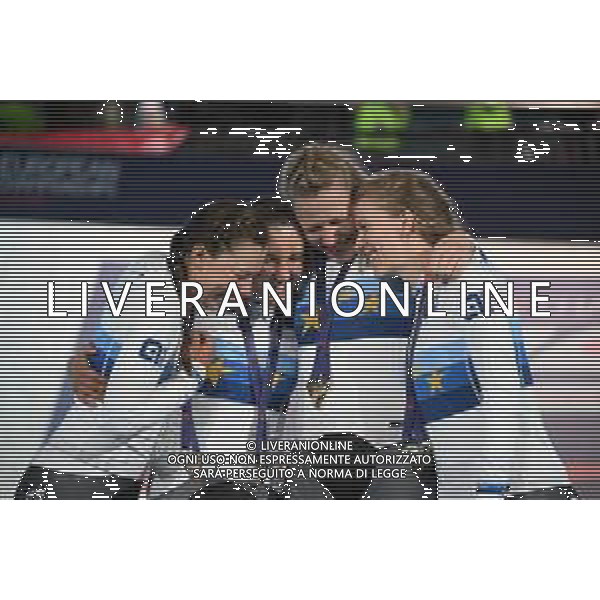 12-08-2022 European Championships Elite Women Track; Giornata 02; 2022, Germany; Brennauer, Lisa; Klein, Lisa; Brausse, Franziska; Kroger, Mieke; Munich - Messe; ©SIROTTI/AGENZIA ALDO LIVERANI SAS   