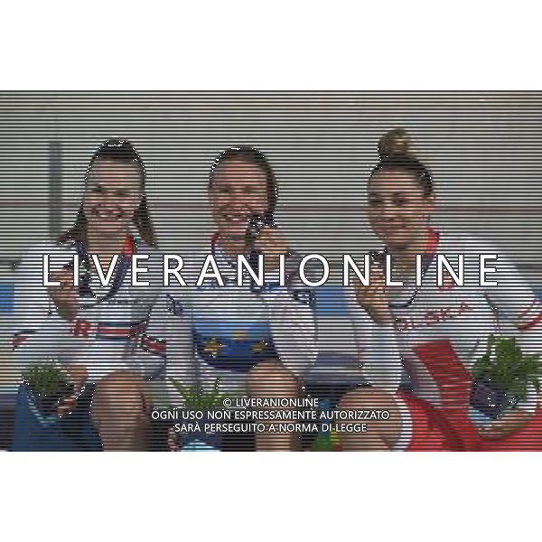 12-08-2022 European Championships Elite Women Track; Giornata 02; 2022, Norvegia; 2022, Great Britain; 2022, Polonia; Stenberg, Anita Yvonne; Roberts, Jessica; Wielowska, Nikola; Munich - Messe; ©SIROTTI/AGENZIA ALDO LIVERANI SAS   