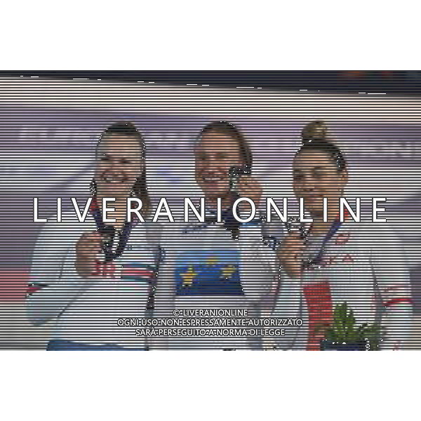 12-08-2022 European Championships Elite Women Track; Giornata 02; 2022, Norvegia; 2022, Great Britain; 2022, Polonia; Stenberg, Anita Yvonne; Roberts, Jessica; Wielowska, Nikola; Munich - Messe; ©SIROTTI/AGENZIA ALDO LIVERANI SAS   