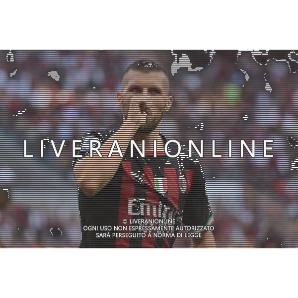 Ante Rebic (Milan) esulta dopo il gol del 2 a 1 Milan vs Udinese Milano 13-08-2022 Stadio Giuseppe Meazza - San Siro Campionato Serie A TIM - 1a giornata foto Roberto Garavaglia/ag. Aldo Liverani sas/AGENZIA ALDO LIVERANI SAS   