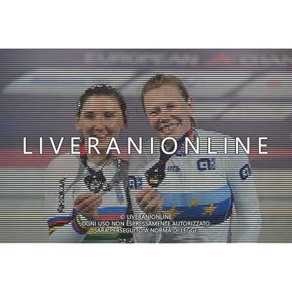 13-08-2022 European Championships Elite Women Track; Giornata 03; 2022, Germany; Kroger, Mieke; Brennauer, Lisa; Munich - Messe; ©SIROTTI/AGENZIA ALDO LIVERANI SAS   